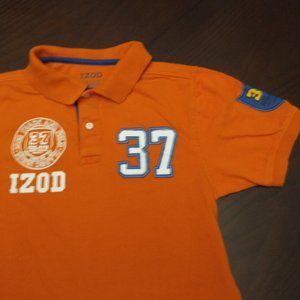 Orange w/decals Boy's Izod Polo shirt